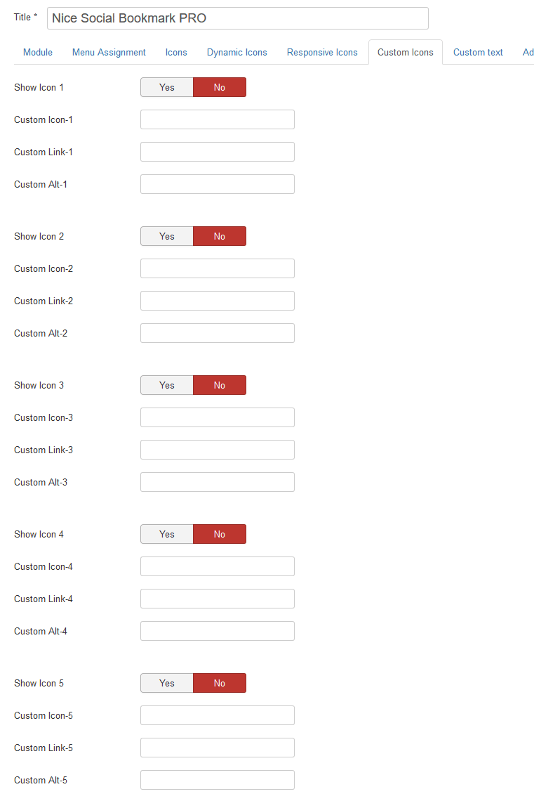 Nice Social Bookmark Pro Options 5
